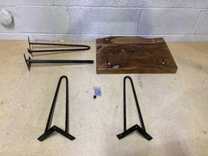 lot 474 image: 1 PC Accent Side Reclaimed Teak Wood Plant Stand Rectangular End Table