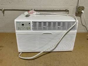 lot 83 image: Keystone 14,000 BTU (DOE) 230-Volt Through-the-Wall Air Conditioner Cools 700 sq. ft. with Heater in White
