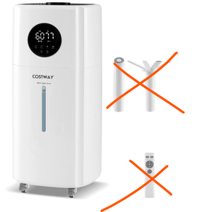 lot 16 image: COSTWAY 21L5Gal Humidifier for Large Room, Top Fill Whole House Humidifier, 3 Mist Levels, Extension Tube, 360° Nozzles & Remote Control for Bedroom, Plants (Slightly Used, Turns On But Not Tested. Missing Parts or Pieces)