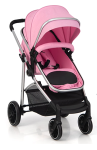 lot 173 image: Infans 2 in 1 Convertible Baby Stroller High Landscape Infant Stroller Pink