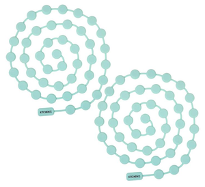 lot 492 image: LOT OF 60 2 Packs KitchenHQ 2-pack Baking WeightsTrivets (QTY 120 Weights)