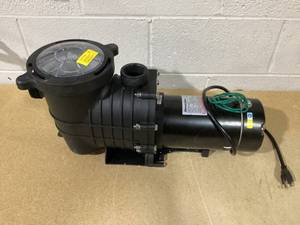 lot 382 image: Oswerpon Pool Pump Above GroundInground, 2 HP 6900GPH Powerful Selfpriming Pool Pumps for 15,000-31,000 Gallons Pools, Dual Voltage Swimming Pool Pump with Strainer Basket & Drain Plug (2.0HP) (Only Pump)