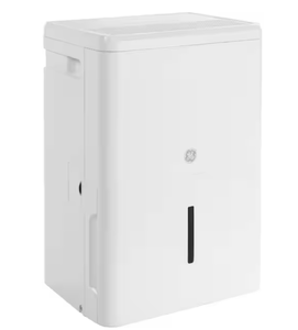 lot 47 image: GE 35 pt. Dehumidifier with Smart Dry for Bedroom, Basement or Very Damp Rooms up to 3000 sq. ft. in White, ENERGY STAR (Slightly used)