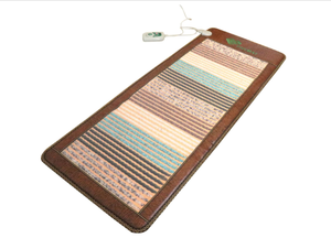 lot 48 image: PHYMAT Far Infrared Heating Pad for Back - Infrared Mat Full Body - Amethyst Mat - Bio Crystal Mat - 5 Color Natural Gemstones Heating Pad with Overheat Protection and Auto Off Function(67x27)