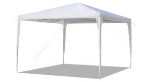 lot 64 image: Outdoor Gazebo Canopy Wedding Party Tent Camping Shelter Commercial Instant Shelter Carport Waterproof Tent with Removable Side Walls (10x10 Without Sides)
