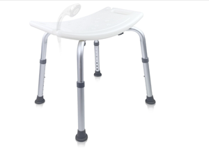 lot 481 image: Shower Chair for Elderly Shower Seat for Inside Tub Tool-Free Shower Stool 8 Adjustable Heights Bathtub Chairs for Disabled and Seniors Bathroom Bench 350 lbs Weight Capacity