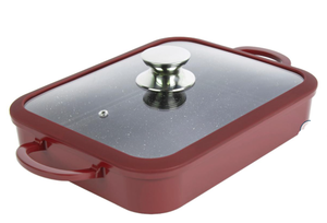 lot 484 image: Curtis Stone Dura Pan Buffet Pan with Glass Lid