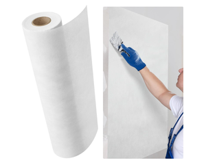 lot 489 image: Frienda 180 ft by 36 in Drywall Tape Paperless Wall Reinforcement No Adhesive Side Fiberglass Wall Crack Repair Tool, White