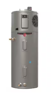 lot 5 image: Rheem ProTerra 80 Gal. Smart High Efficiency Hybrid Heat Pump Water Heater w Leak Detection & Auto Shutoff Dimensions H 75 in, W 24.25 in, D 24.25 in (Minor Transit Damage)
