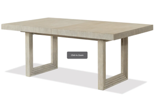 lot 28 image: Conora Grey Judye Extendable Dining Table 74Lx42Wx30H (Minor Transit Damage)
