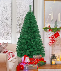 lot 216 image: Costway 5Ft Artificial PVC Christmas Tree Stand Indoor Outdoor Green