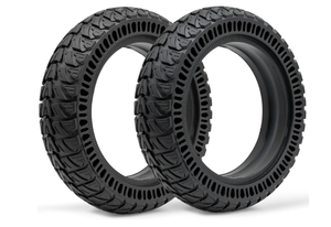 lot 238 image: 9 Inch 9x2.25 Solid Tire Fit for Gotrax GXL V2 XRApex XLG3 PlusHiboy S2Xiaomi M365AOVOPRO ES80, 5075-6 8.5x2.0 Off-road Replacement Tire, Explosion-proof Anti-slip Tubeless Tyre(2pcs)