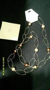 lot 10 image: 34 Necklaces New Fashion Jewelry Lot