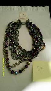 lot 52 image: 10 Necklaces New Fashion Jewelry Lot