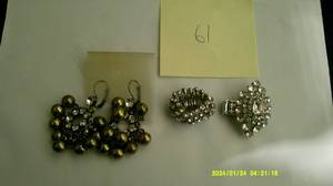 lot 61 image: 81 Assorted Rings &amp Earrings New Fashion Jewelry Lot