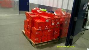 lot 92 image: Shoe Pallet #2 Nike Athletic Shoes 112 pair MSRP $7500 