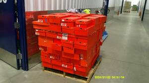 lot 95 image: Shoe Pallet #5 130 Pair Nike Track Shoes Asst. Sizes, Models. MSRP $8450.00