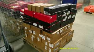 lot 94 image: Shoe Pallet #4 151 Pair Combined Pallet Saucony, Islide, Under Armour, New Balance