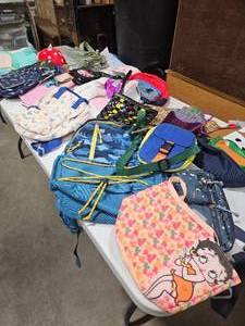 lot 108 image: Lot of 24 Childrens Bags and Backpacks by Cat and Jack and Others