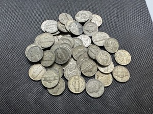 lot 85 image: Fifty  35% Silver War Nickels- Total of 2.813 Oz. of Silver