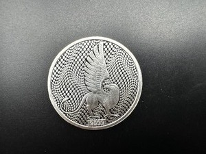 lot 74 image: 2023 BU Stacks & Bowers 1 Oz. Silver Round