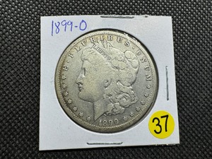 lot 37 image: 1899-O Morgan Silver Dollar