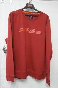 lot 18 image: Mens Ski-Doo Signature Crew Sweatshirt (Burgundy)