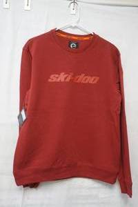 lot 64 image: Mens Ski-Doo Signature Crew Sweatshirt (Burgundy)