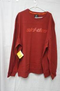 lot 69 image: Mens Ski-Doo Signature Crew Sweatshirt (Burgundy)