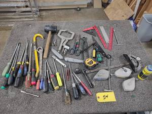 lot 54 image: Assorted Tools...
