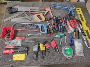 lot 71 image: Assorted Tools...