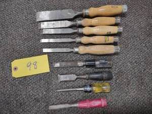 lot 98 image: Wood Chisels...