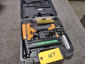 lot 107 image: Bostitch 18 ga. Stapler...