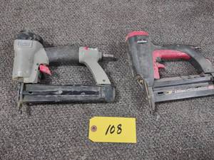lot 108 image: (2) 18 ga. Nailers...