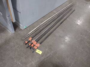 lot 114 image: (4) Pipe Clamps, 78-96 & (2) 100...