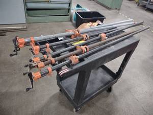 lot 116 image: (7) Pipe Clamps, 54...