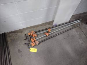 lot 117 image: (4) Pipe Clamps, 42...