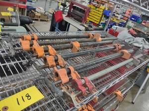 lot 118 image: (6) Pipe Clamps, 24-32...