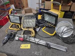 lot 125 image: Dremel & Worklights...