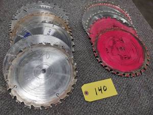 lot 140 image: (14) 10 Saw Blades...