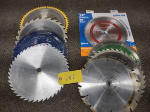 lot 141 image: (8) 12 Saw Blades...