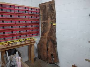 lot 3 image: Pennsyvania Cherry Live Edge Slab, ...