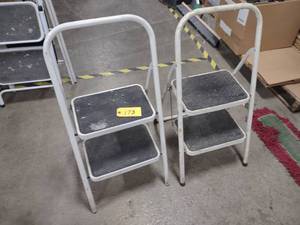 lot 173 image: (2) Step Stools...