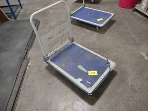 lot 175 image: Flatbed Cart with Folding Handle, 2...