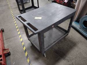 lot 184 image: Poly Shop Cart, 25x46...