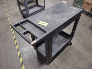 lot 185 image: Poly Shop Cart, 17x36...