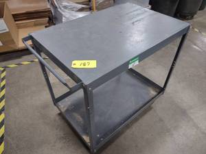 lot 187 image: Steel Shop Cart, 24x36...