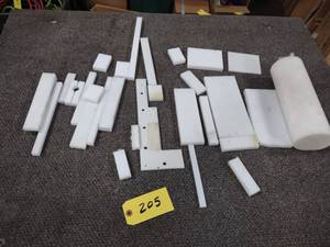 lot 205 image: White Poly...