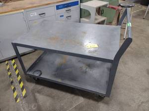 lot 210 image: Steel Shop Cart, 30x48...