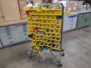 lot 211 image: Bin Rack with Hardware...